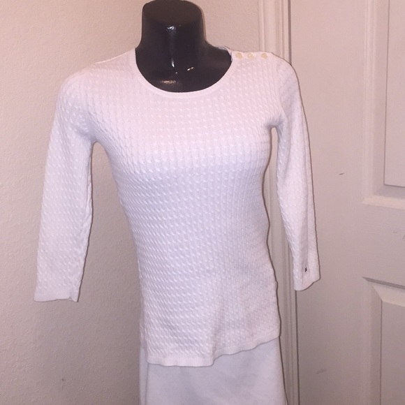 Tommy Hilfiger Sweaters - Tommy Hilfiger Classic Wool Cable Sweater